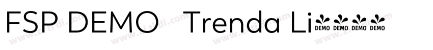 FSP DEMO   Trenda Li字体转换